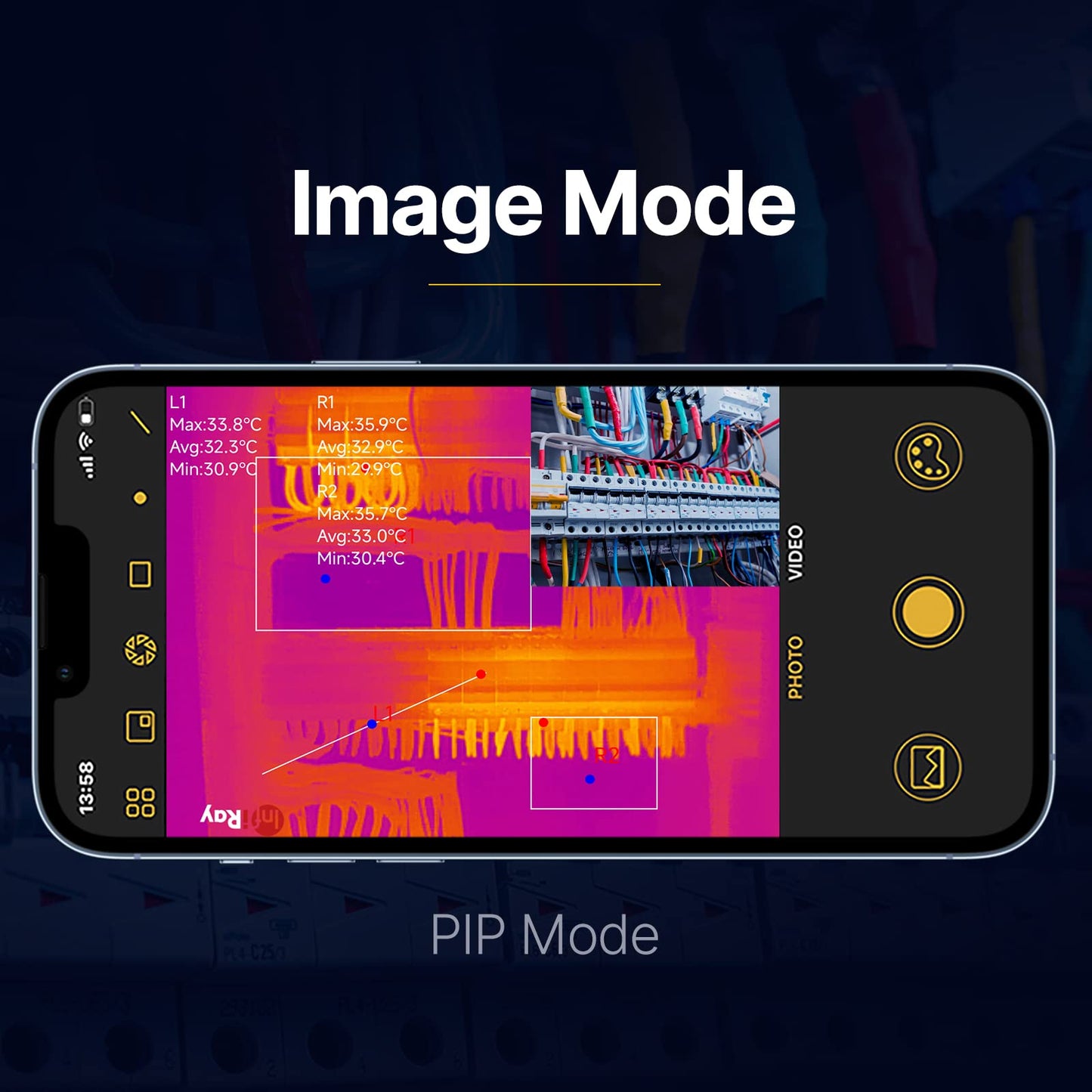 Xinfrared T2S Plus 8mm Temperature Measurement Master